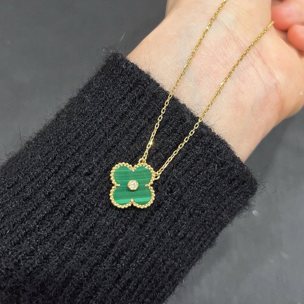 ¡®Imperial¡¯CLOVER 15MM DIAMOND TURQUOISE NECKLACE