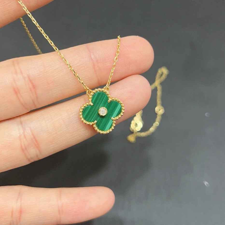 ¡®Imperial¡¯CLOVER 15MM DIAMOND TURQUOISE NECKLACE