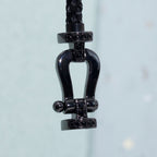 ¡®Imperial¡¯FORCE LARGE SERIES HORSESHOE BLACK SAMURAI BRACELET