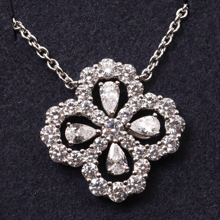 ¡®Imperial¡¯LOOP NECKLACE FULL MOTIF DIAMOND 16MM MULTIPLE COLORS