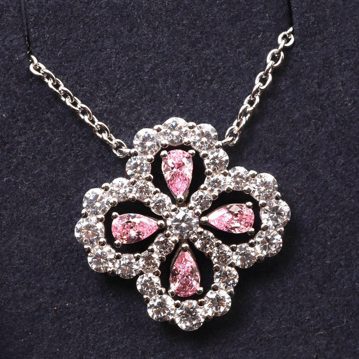 ¡®Imperial¡¯LOOP NECKLACE FULL MOTIF DIAMOND 16MM MULTIPLE COLORS