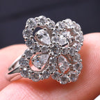 ¡®Imperial¡¯LOOP RING FULL MOTIF DIAMOND 16MM SILVE