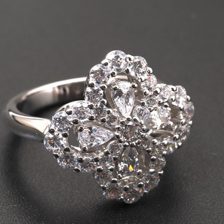 ¡®Imperial¡¯LOOP RING FULL MOTIF DIAMOND 16MM SILVE