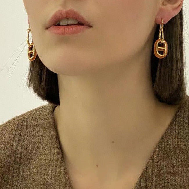 ¡®Imperial¡¯HM O'MAILLON GOLD EARRINGS