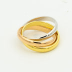 ¡®Imperial¡¯TRINITY RING GOLD PINK GOLD SILVER