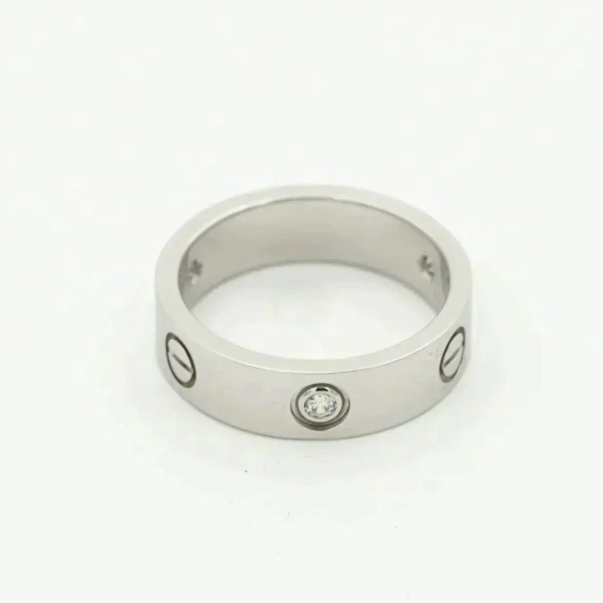 ¡®Imperial¡¯LOVE RING 5.5MM 3 DIAMONDS SILVER