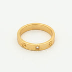 ¡®Imperial¡¯LOVE RING 4MM 1 DIAMOND PINK GOLD