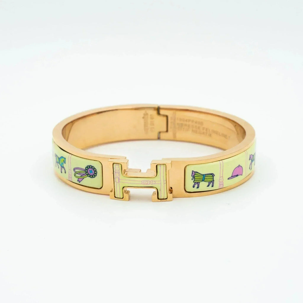 ¡®Imperial¡¯H PINK GOLD BRACELET CREAM CERAMIC