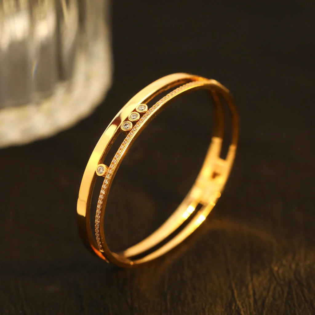 [Imperial Jewelrys]Move Romane Diamond Bangle Bracelet