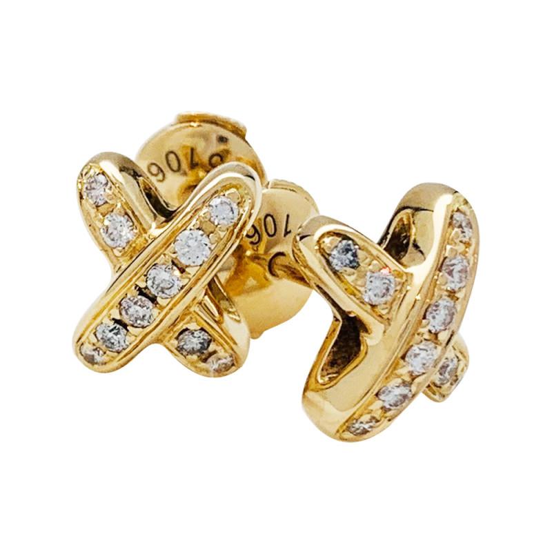 ¡®Imperial¡¯JEUX DE GOLD DIAMOND EARRINGS