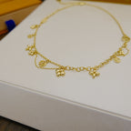 ¡®Imperial¡¯BLOOMING SUPPLE NECKLACE BRASS