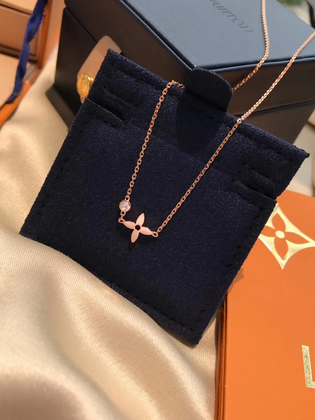 ¡®Imperial¡¯BLOSSOM PENDANT PINK GOLD AND DIAMOND
