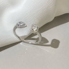 [Imperial Jewelrys]MY TWIN TOI & MOI SILVER DIAMOND RING