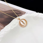 [Imperial Jewelrys]LUCKY MOVE MM NACRE BLANCHE DIAMOND NECKLACE