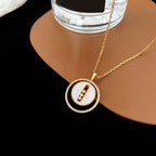 [Imperial Jewelrys]LUCKY MOVE MM NACRE BLANCHE DIAMOND NECKLACE