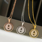 [Imperial Jewelrys]LUCKY MOVER PM PAVED NECKLACE