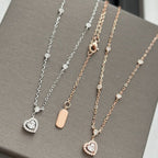 [Imperial Jewelrys]JOY HEART DIAMOND NECKLACE