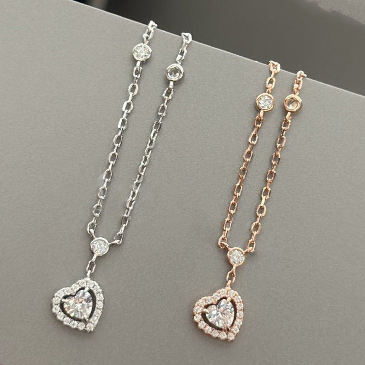 [Imperial Jewelrys]JOY HEART DIAMOND NECKLACE