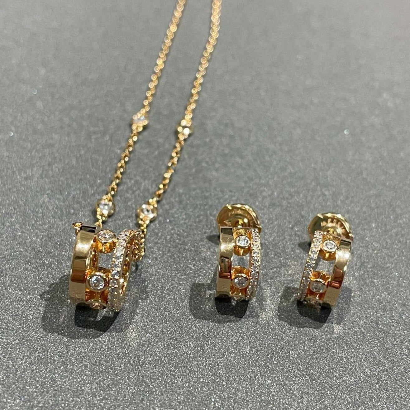 [Imperial Jewelrys]CHAIN MOVE ROMANE PEDAND NECKLACE