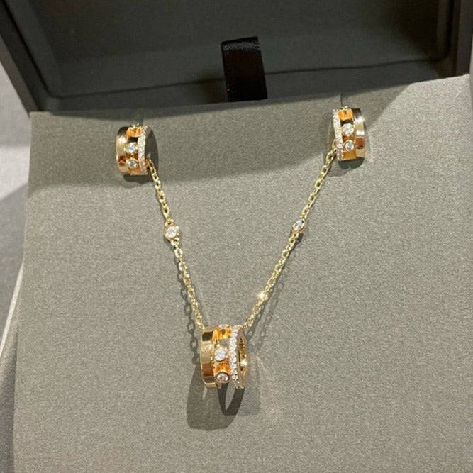 [Imperial Jewelrys]CHAIN MOVE ROMANE PEDAND NECKLACE