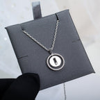 [Imperial Jewelrys]LUCKY MOVE PM NECKLACE SILVER DIAMOND