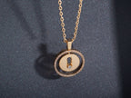 [Imperial Jewelrys]LUCKY MOVE PM NECKLACE PINK GOLD DIAMOND