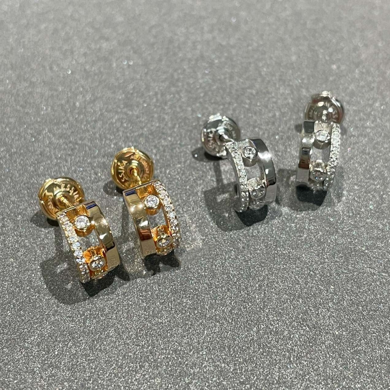 [Imperial Jewelrys]MOVE ROMANE EARRINGS DIAMOND
