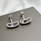 [Imperial Jewelrys]MOVE UNO SILVER DIAMOND EARRINGS