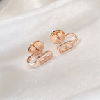 [Imperial Jewelrys]CREOLES MOVE UNO MINI 1 DIAMOND EARRINGS