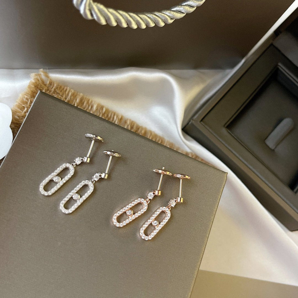 [Imperial Jewelrys]DORMEUSES MOVE UNO DIAMOND EARRINGS