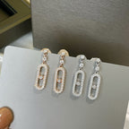[Imperial Jewelrys]DORMEUSES MOVE UNO DIAMOND EARRINGS