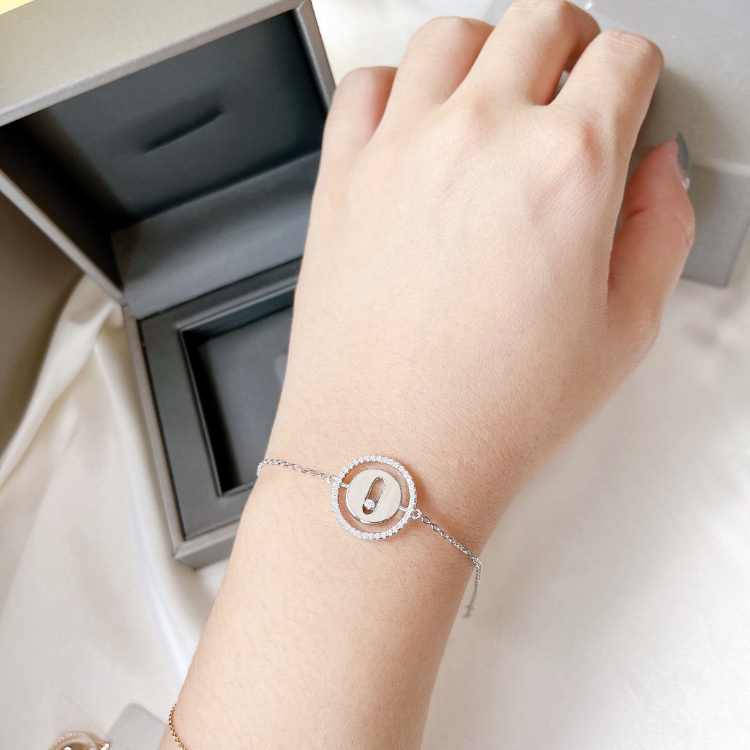 [Imperial Jewelrys]LUCKY MOVE PAVED DIAMOND BRACELET