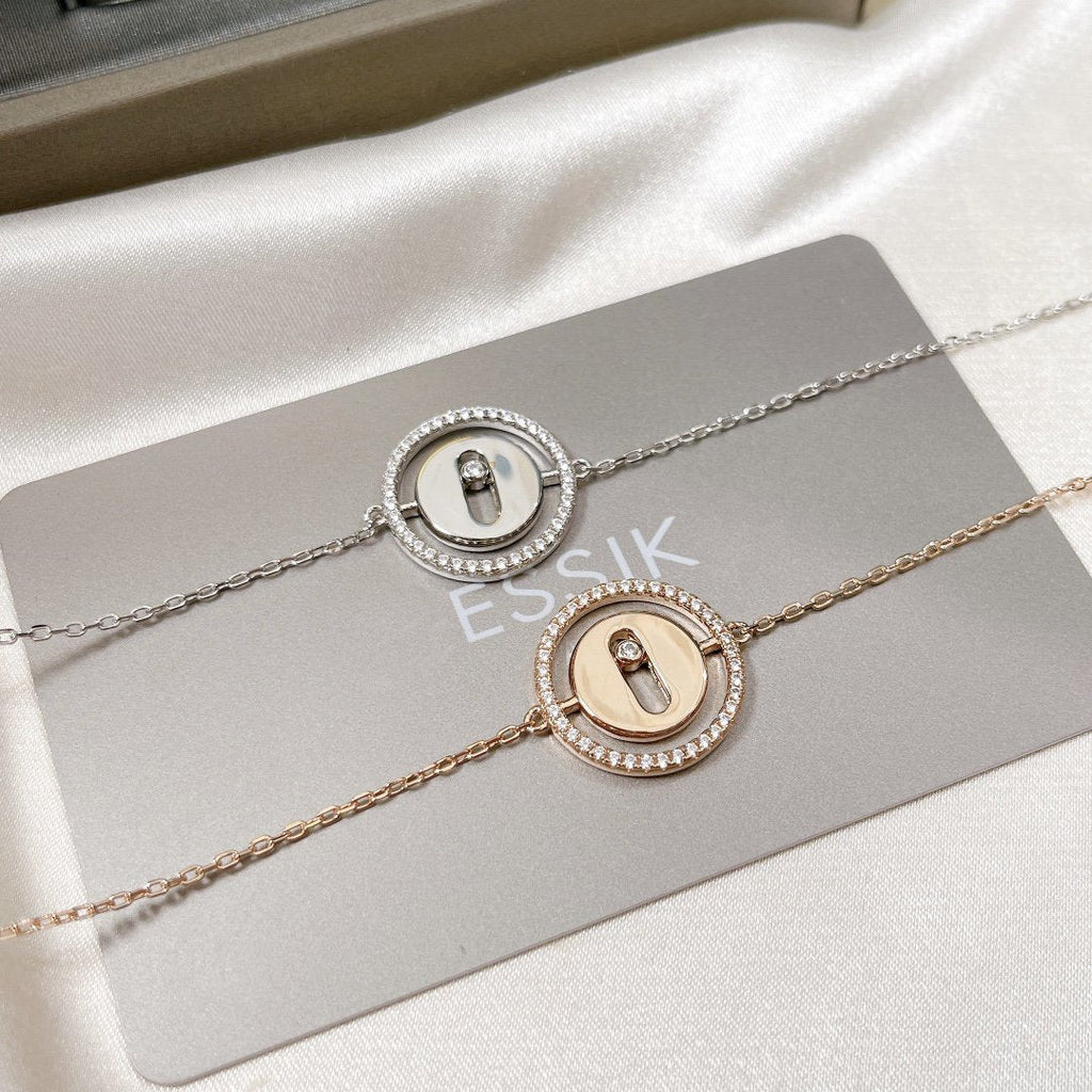 [Imperial Jewelrys]LUCKY MOVE PAVED DIAMOND BRACELET