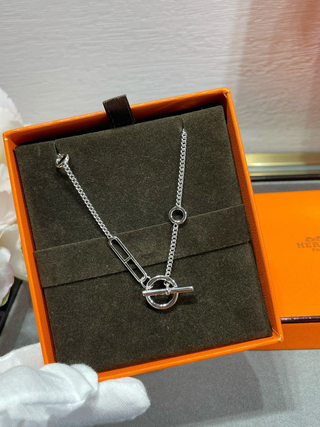 ¡®Imperial¡¯HM STERLING CHAINE D'ANCRE HEART