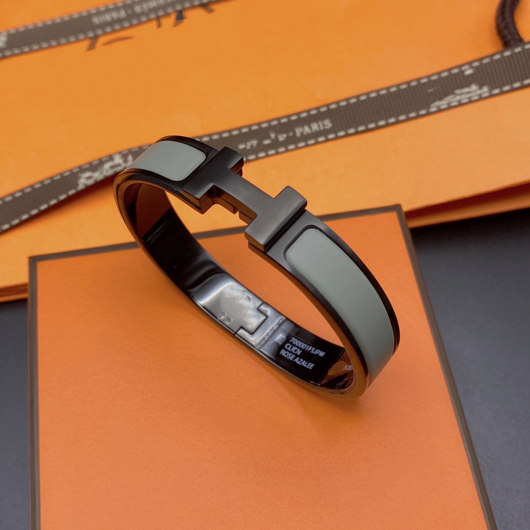 ¡®Imperial¡¯CLIC HM SO BLACK GREY BRACELET