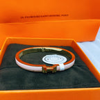 ¡®Imperial¡¯CLASSIC HM CLIC  PINK 8MM ENAMEL BRACELET