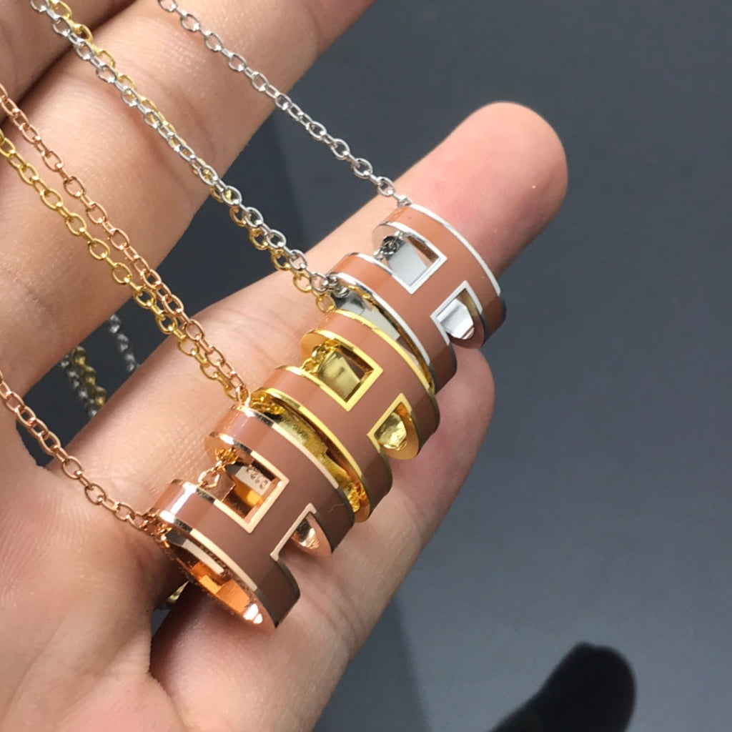 ¡®Imperial¡¯H NECKLACE BROWN