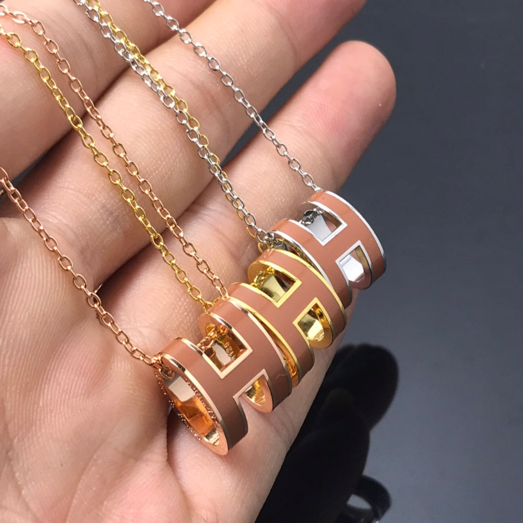 ¡®Imperial¡¯H NECKLACE BROWN