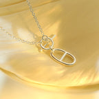 ¡®Imperial¡¯HM CHAINE D'ANCRE PENDANT NECKLACE STERLING SILVER