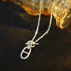 ¡®Imperial¡¯HM CHAINE D'ANCRE PENDANT NECKLACE STERLING SILVER