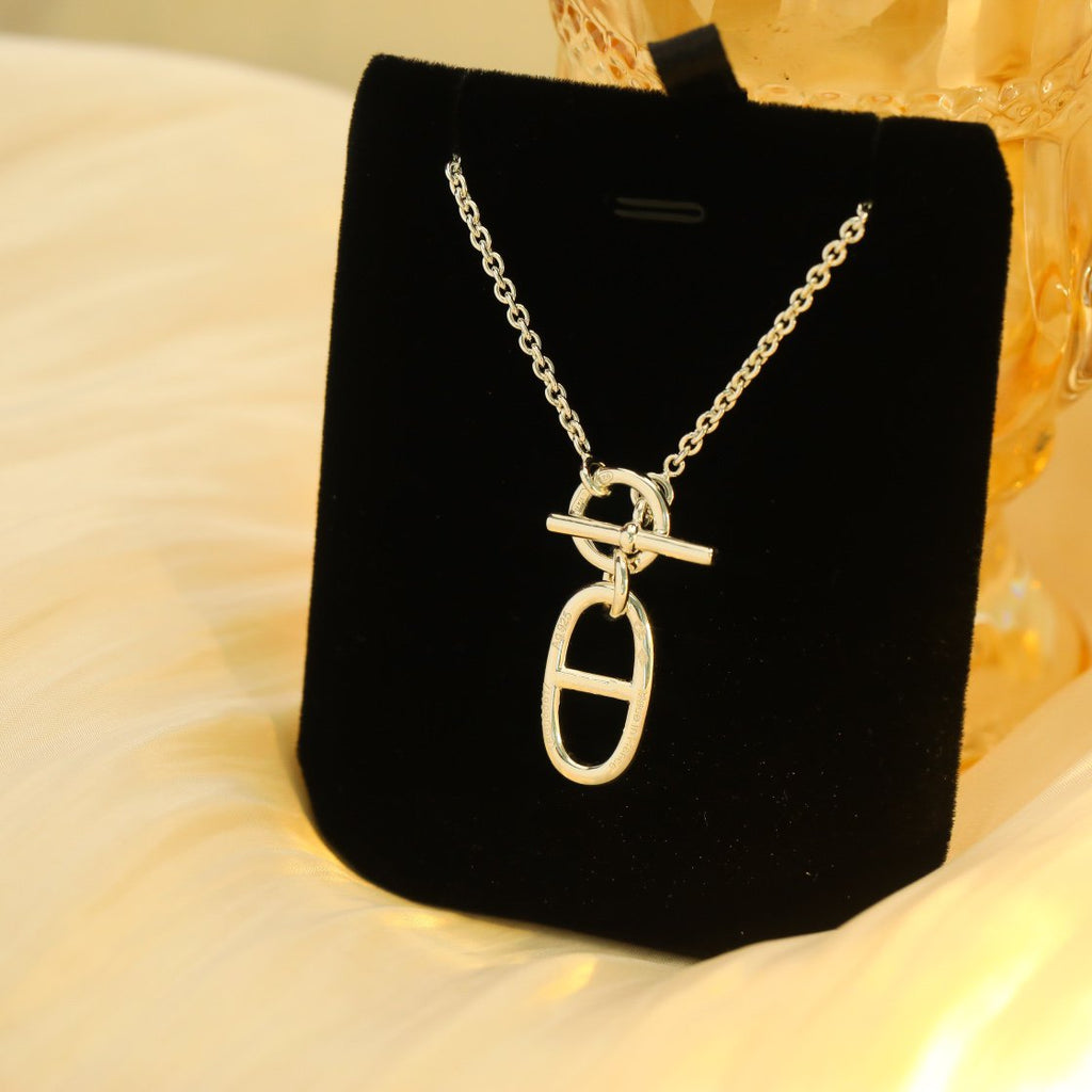 ¡®Imperial¡¯HM CHAINE D'ANCRE PENDANT NECKLACE STERLING SILVER
