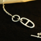 ¡®Imperial¡¯HM CHAINE D'ANCRE PENDANT NECKLACE STERLING SILVER