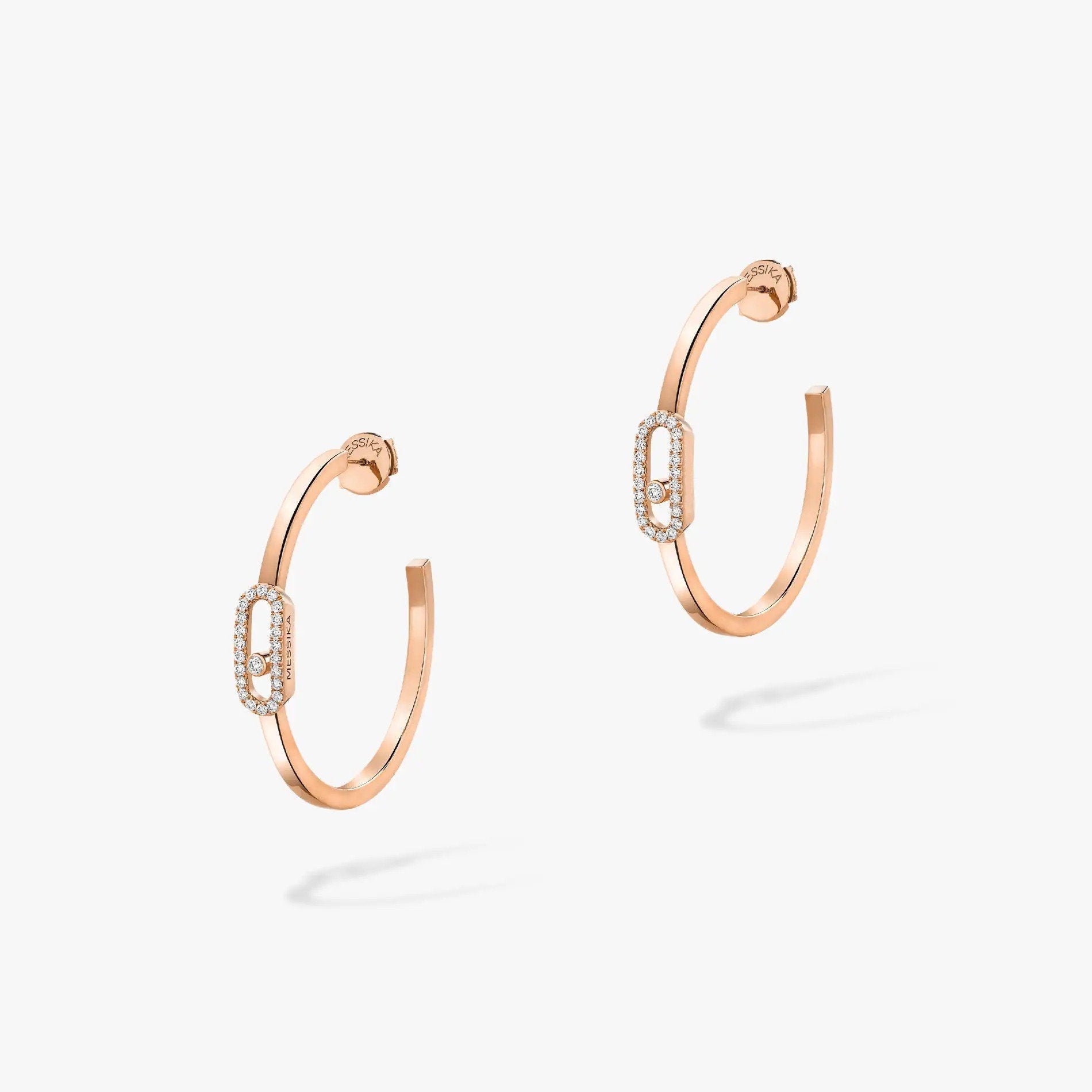 [Imperial Jewelrys]CREOLES MOVE UNO PM DIAMOND EARRINGS