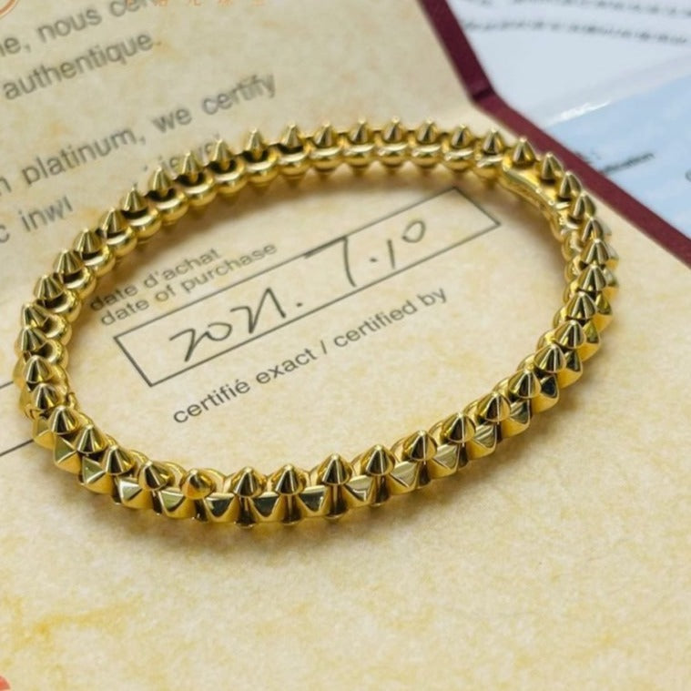 ¡®Imperial¡¯CLASH GOLD BRACELET
