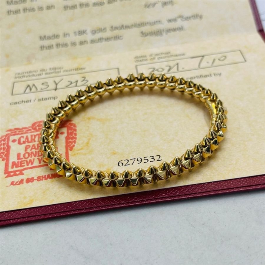 ¡®Imperial¡¯CLASH GOLD BRACELET