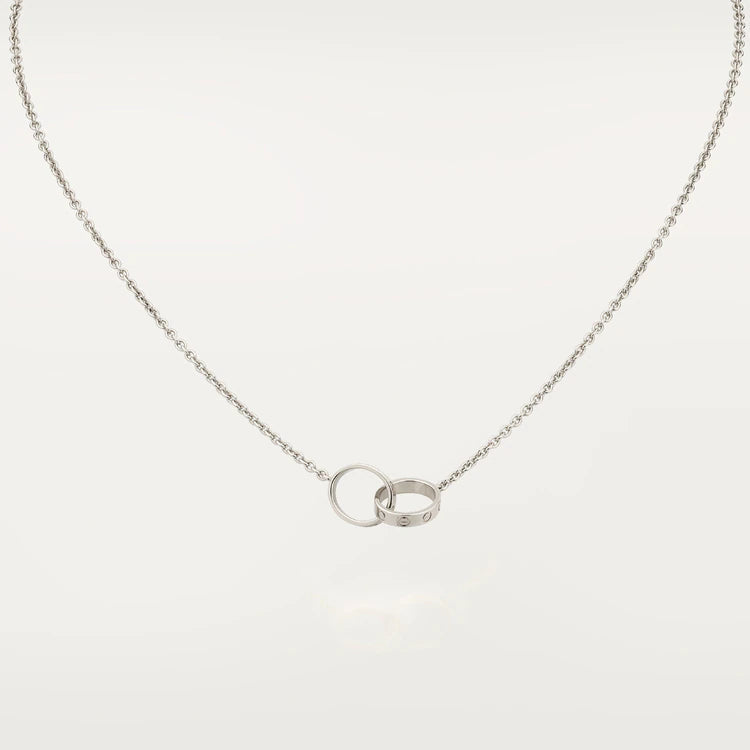 ¡®Imperial¡¯LOVE NECKLACE PINK GOLD AND SILVER