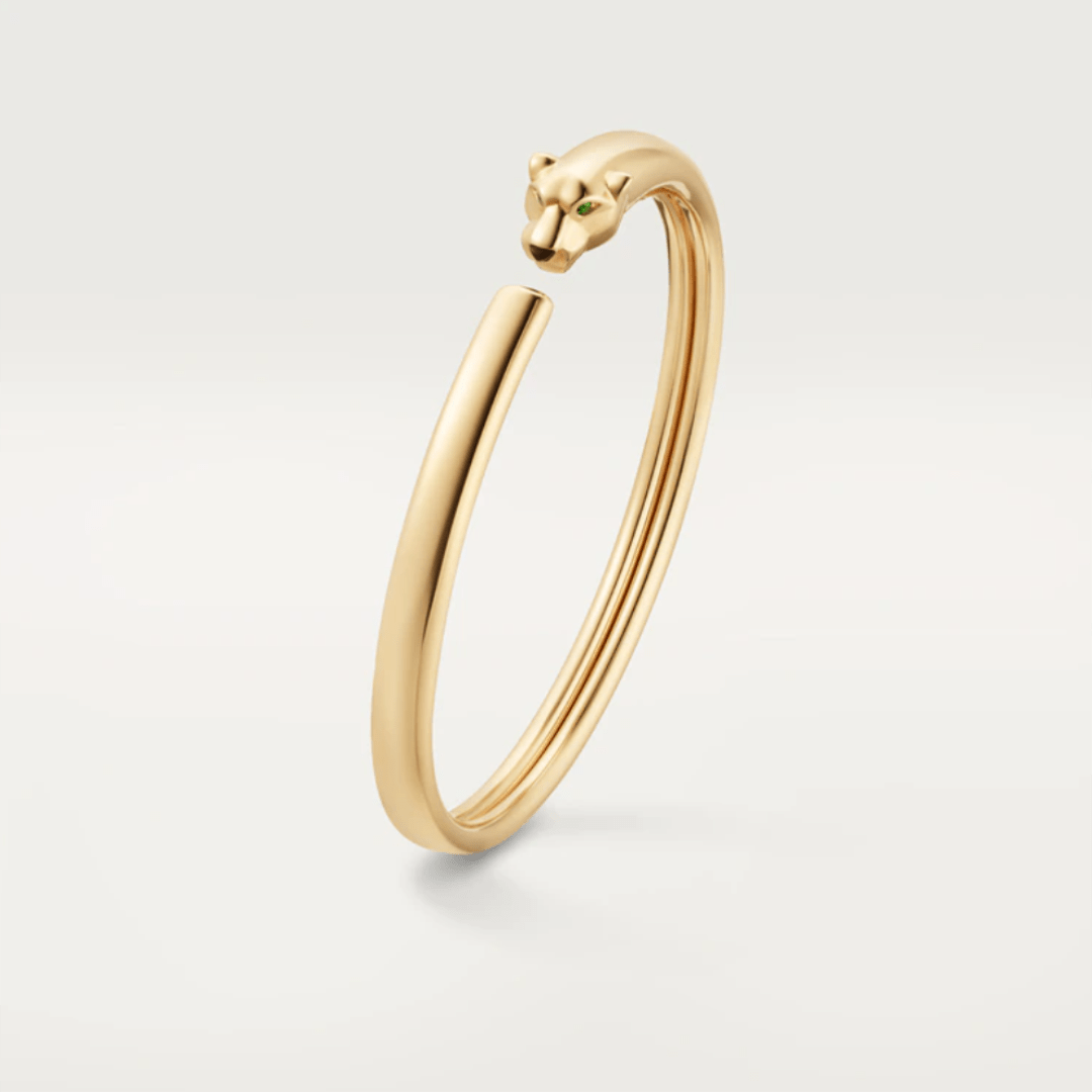 ¡®Imperial¡¯PANTHERE GOLD OPEN BRACELET