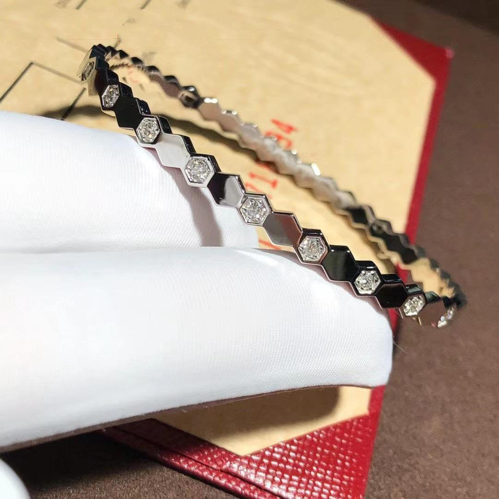 ¡®Imperial¡¯BEE LOVE SILVER DIAMOND BRACELET