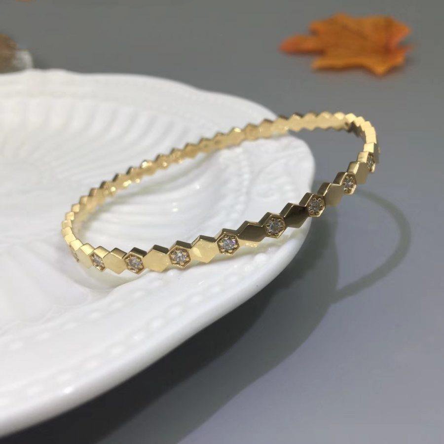 ¡®Imperial¡¯BEE LOVE GOLD DIAMOND BRACELET