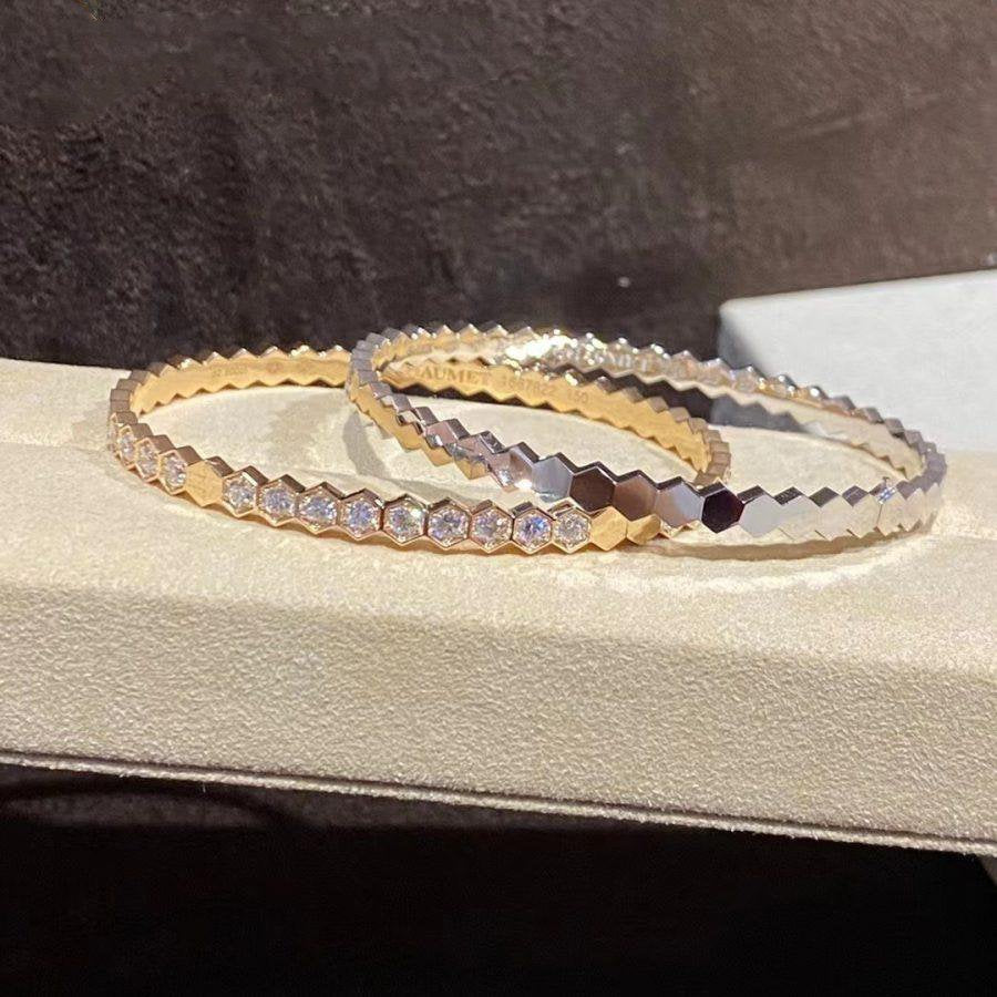 ¡®Imperial¡¯BEE LOVE GOLD BRACELET FULL DIAMOND